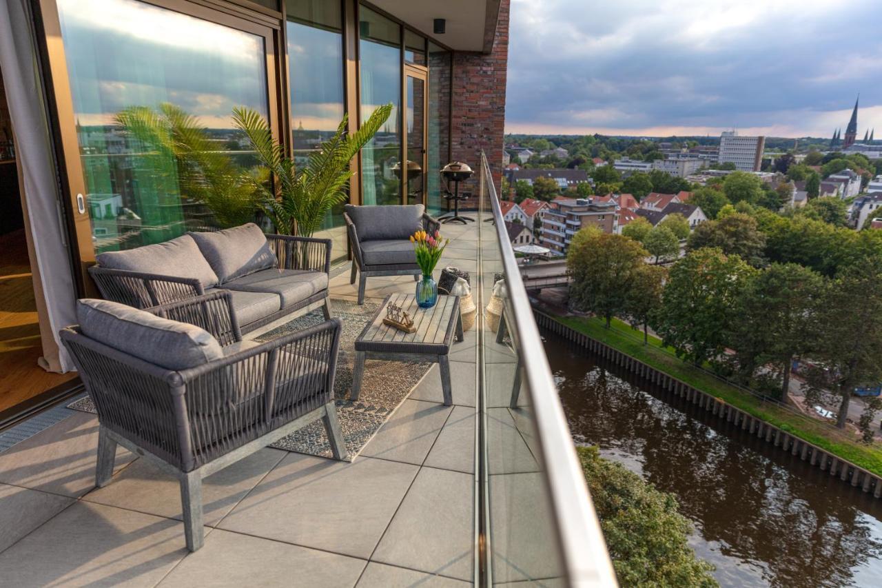 Cabana - Theview - Terrasse - Waterfront - Kostenloser Parkplatz - Wifi Oldenburg Buitenkant foto
